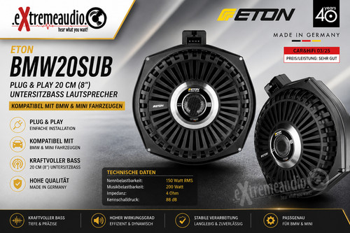 Eton bmw20sub subwoofer - eton,