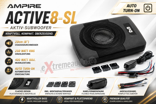 Ampire active8 subwoofer - ampire, active8-sl