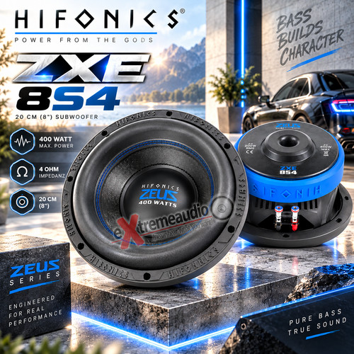 Hifonics zxe 8s4 subwoofer - zxe, 20