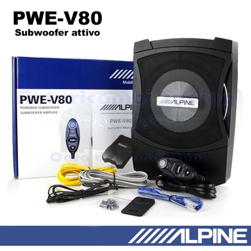 Alpine pwe v80 - alpine, subwoofer